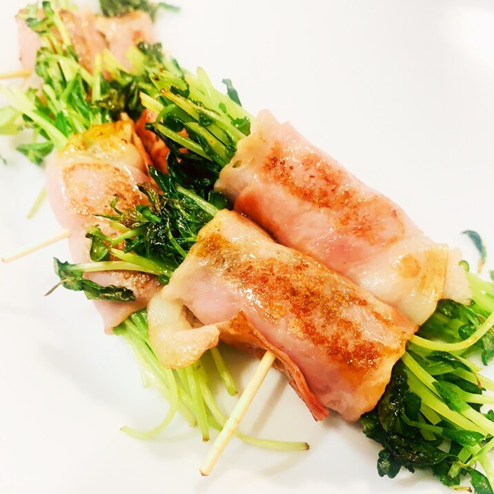 春レシピ 巻いて焼くだけ豆苗ベーコン巻き レシピ 作り方 By あさぎ 楽天レシピ 春レシピ 巻いて焼くだけ豆苗ベーコン巻き レシピ 作り方 By あさぎ 楽天レシピ